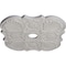 Ekena Millwork Flower Ceiling Medallion (Fits Canopies up to 6 1/4"), 29"OD x 3 5/8"ID x 1 3/8"P, Ultra Pure White CM29FWUWF - alternate 2